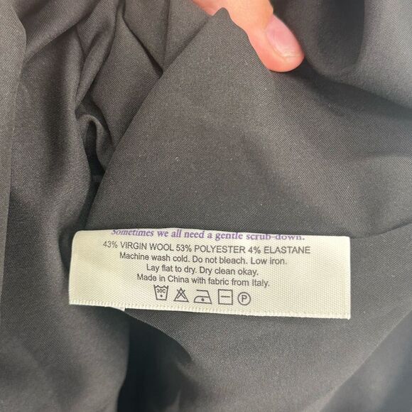 MM Lafleur Grey Sheath Dress High Neck Size 6 - Picture 5 of 8